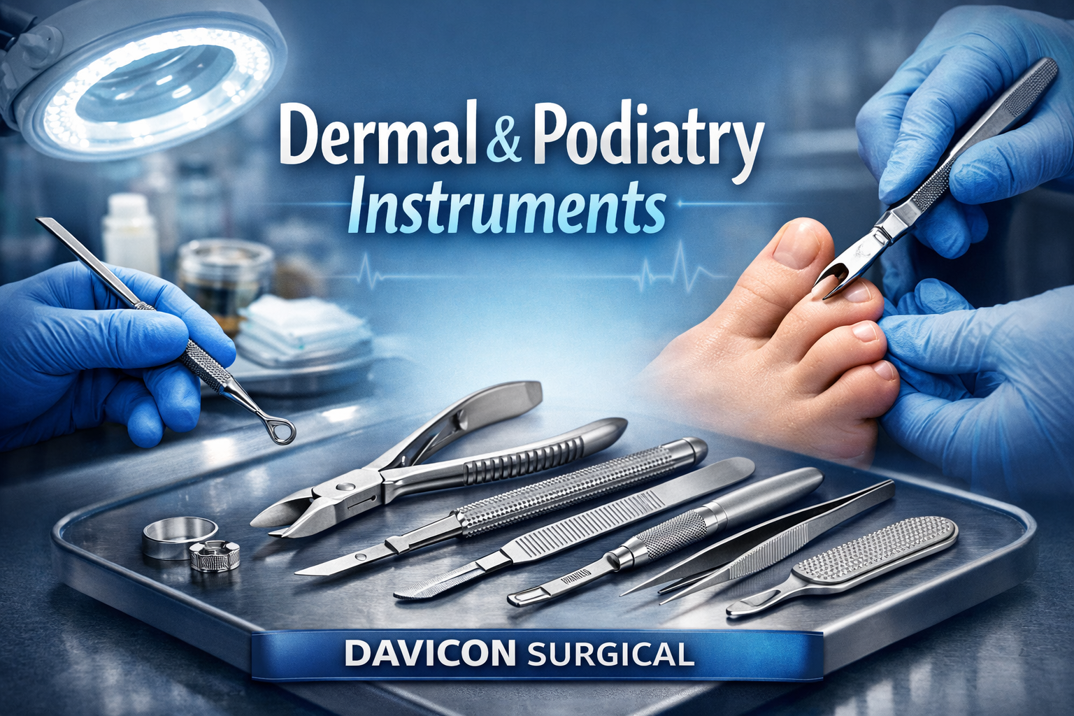 Dermal and Podiatry Instruments by Davicon Surgical &ndash; Professional Surgical Tools for Skin and Foot Care