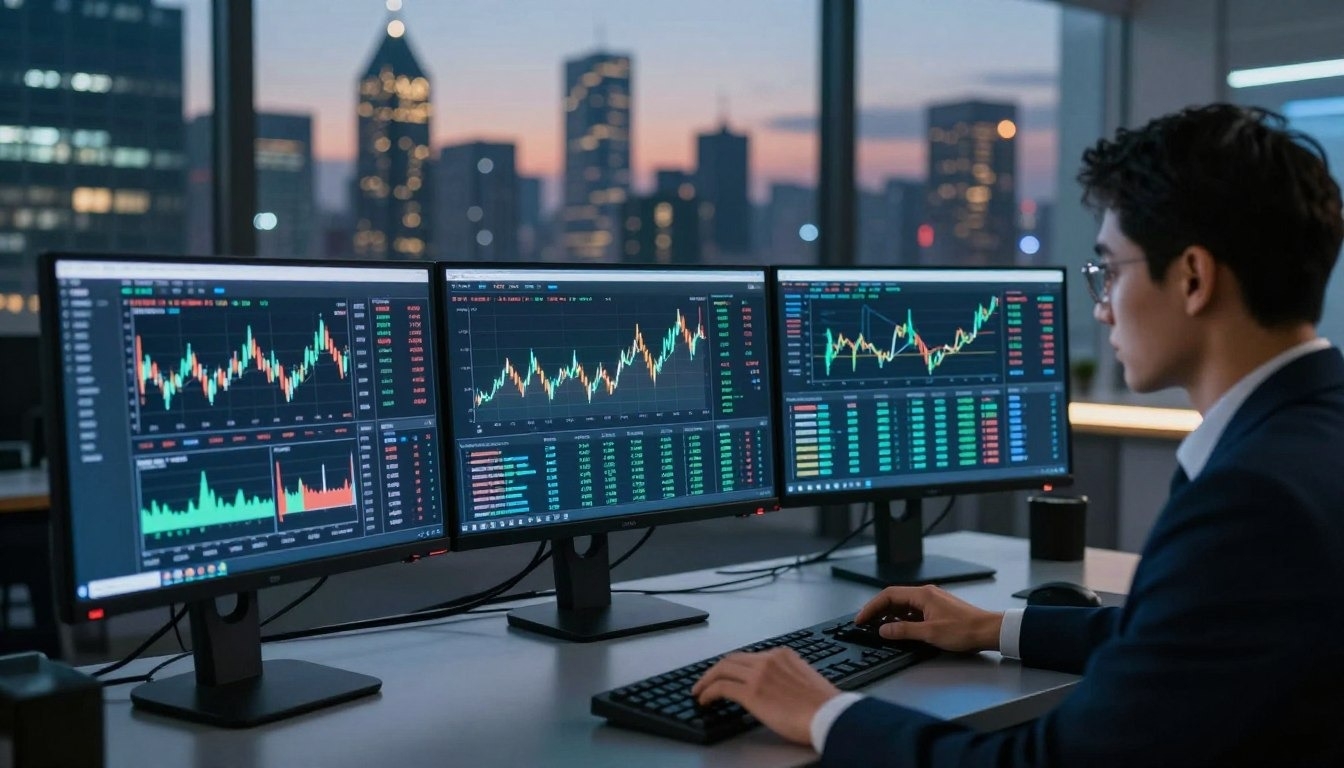 Advanced trading tools and real-time analytics on the Unbanx platform