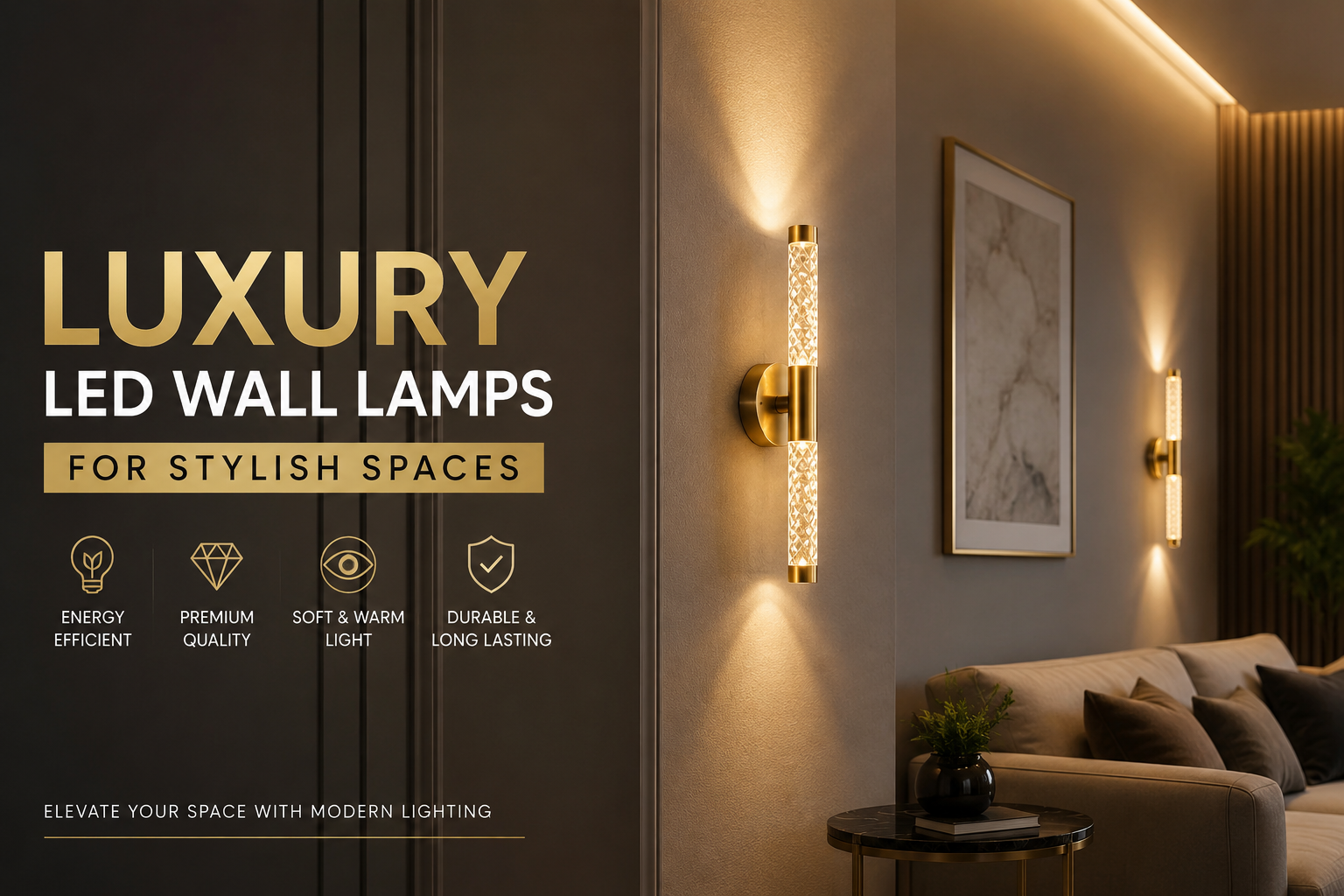 Luxury LED Wall Lamps for Stylish Spaces Luxury LED Wall Lamps for Stylish Spaces