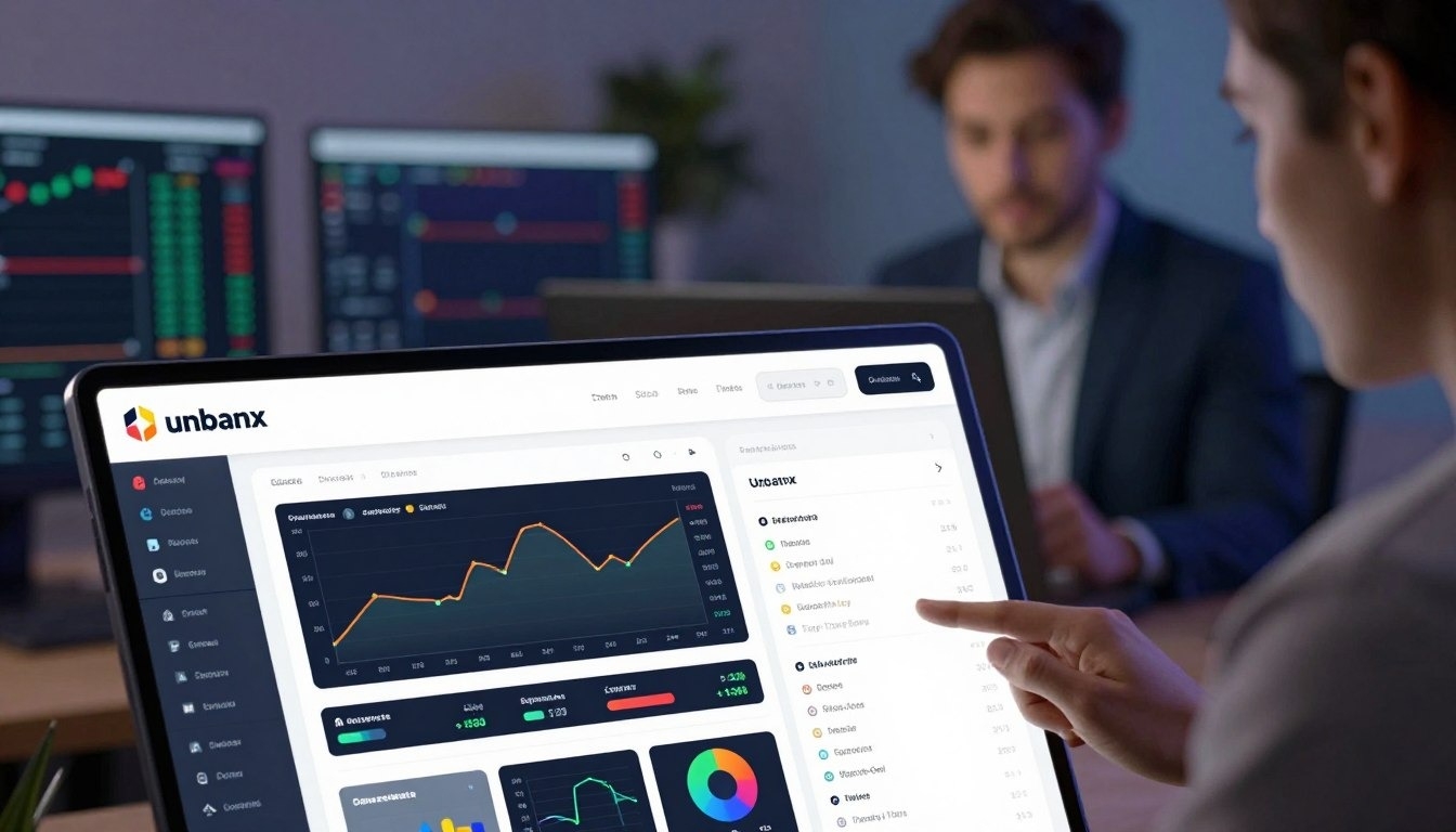 Unbanx user experience and interface design